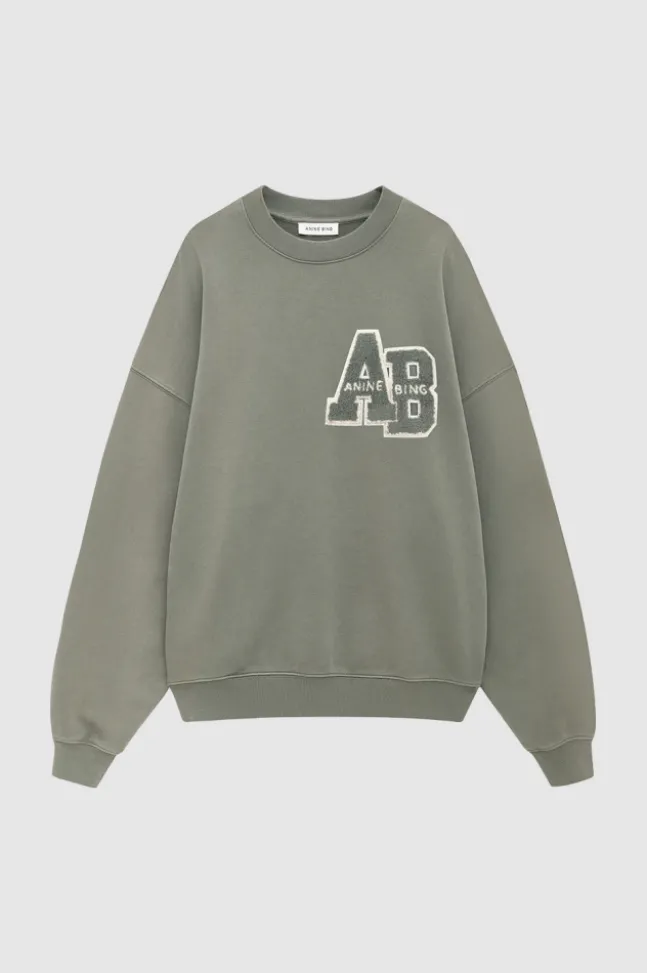Miles Sweatshirt Letterman Desert Sage