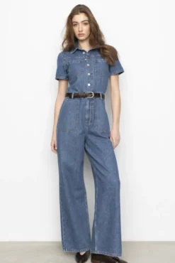 Miller Jumpsuit Mid Blue