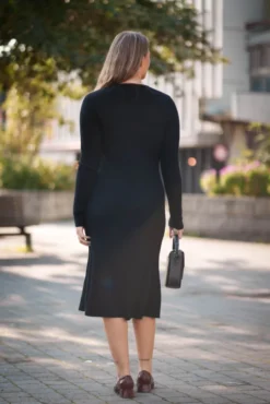 Mima Merino Dress Black