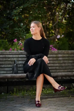 Mima Merino Dress Black