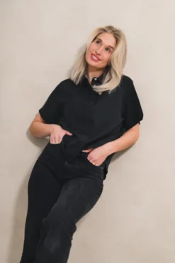 Mina SS Shirt 14028 Black