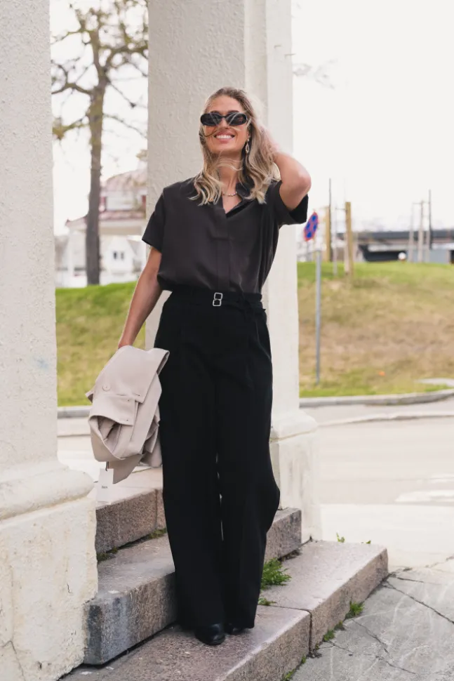 Mina SS Shirt 14028 Mulch