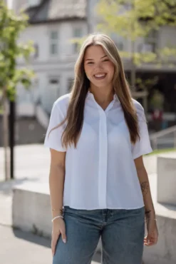 Mina SS Shirt 14028 White