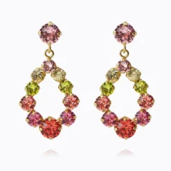 Mini Delia Earrings Gold Tropicana Combo