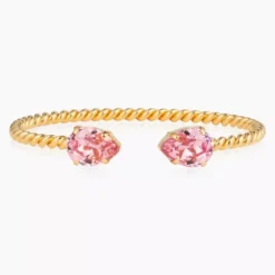 Mini Drop Bracelet Gold Light Rose