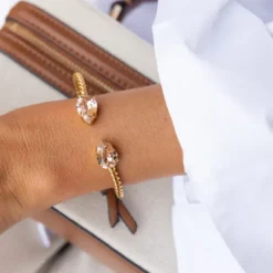 Mini Drop Bracelet Gold Silk