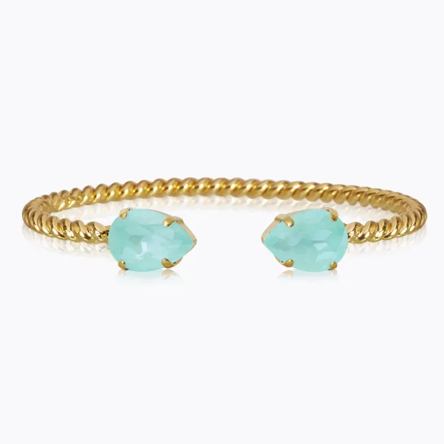 Mini Drop Bracelet Gold Soft Mint