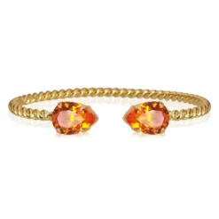 Mini Drop Bracelet / Tangerine
