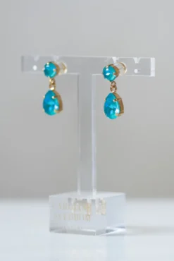 Mini Drop Earrings Gold Laguna Delite