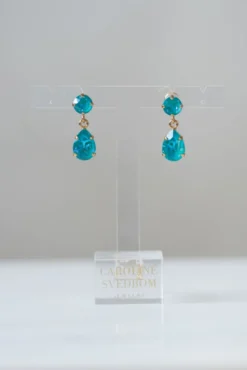 Mini Drop Earrings Gold Laguna Delite