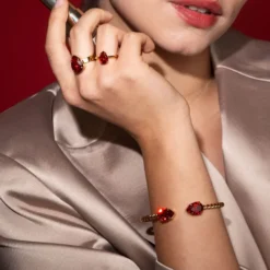 Mini Drop Ring Gold Light Siam