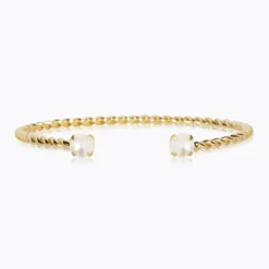 Mini Twisted Bracelet Pearl