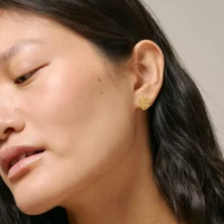 Mini Wave Earring Gold