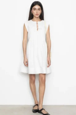 Mira Dress White