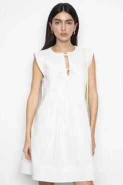 Mira Dress White