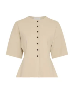 Mirielle East 2/4 Cardigan Bleached Sand