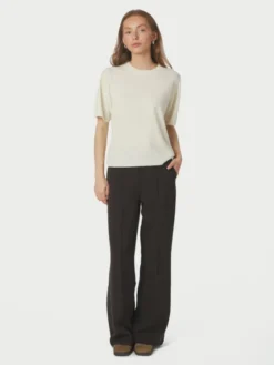 Missy Knit Tee Creme
