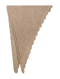 Misty Medium Pointelle Scarf Beige Melange