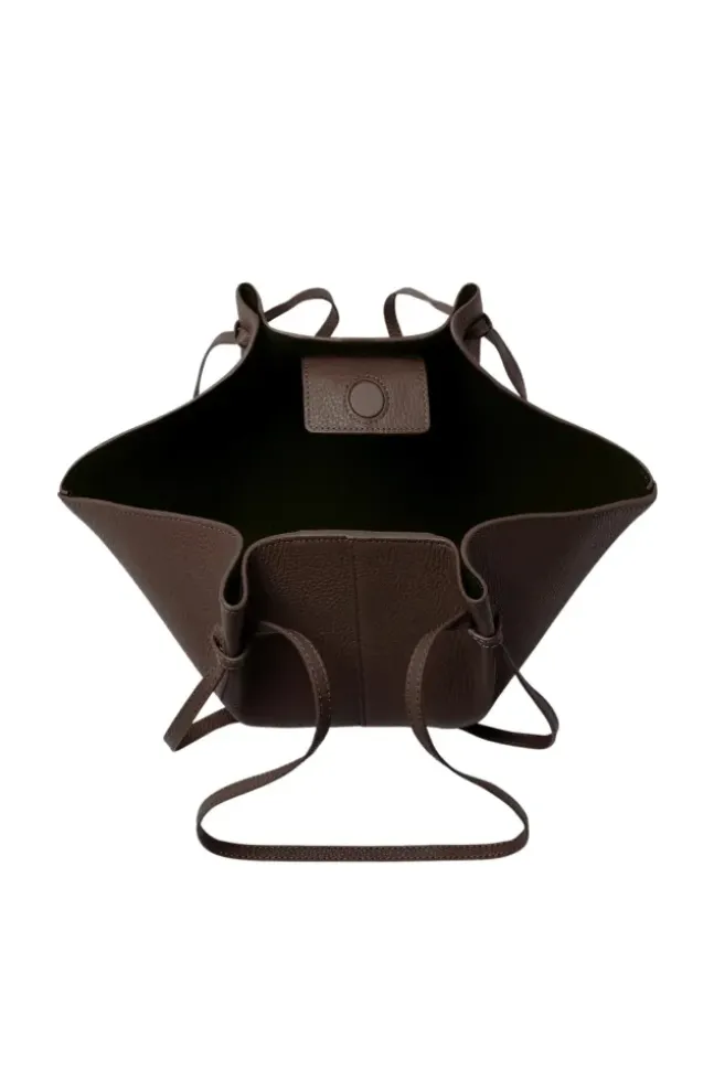 Mochi Pebble Grain Leather Espresso
