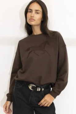 Moira Sweatshirt Dark Brown