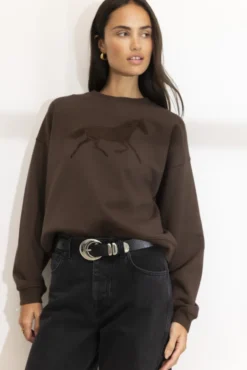 Moira Sweatshirt Dark Brown