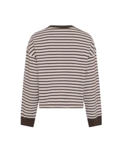 Monde Krestiane Pullover STP Egret/Hot Fudge