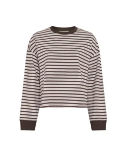Monde Krestiane Pullover STP Egret/Hot Fudge