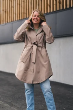 Monsun Coat Taupe