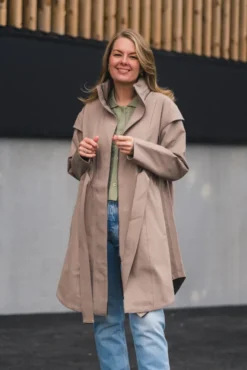 Monsun Coat Taupe