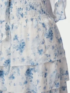 Morris Fleur Skirt Blue Floral