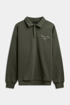 M. Racquet Club Rugby Shirt Dark Green