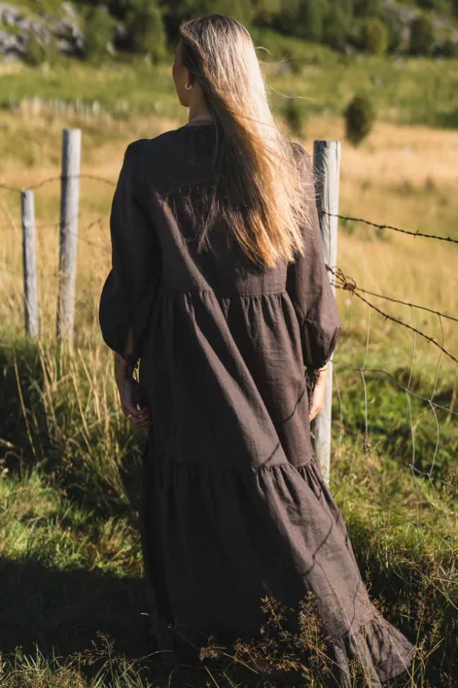 Muse Linen Dark Brown