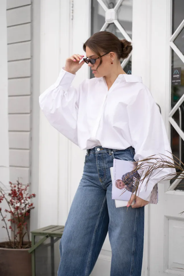 Muse Poplin Shirt Optical White