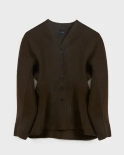 Nadina Wool Jacket Dark Brown