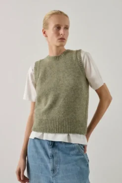 Namaste Sleeveless Jumper Pastel Green