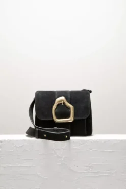 Nami Mini Black Suede
