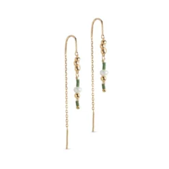 Nara Miyuki Earrings Khaki