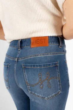 Natalie Skinny Jeans Medium Wash Blue Denim