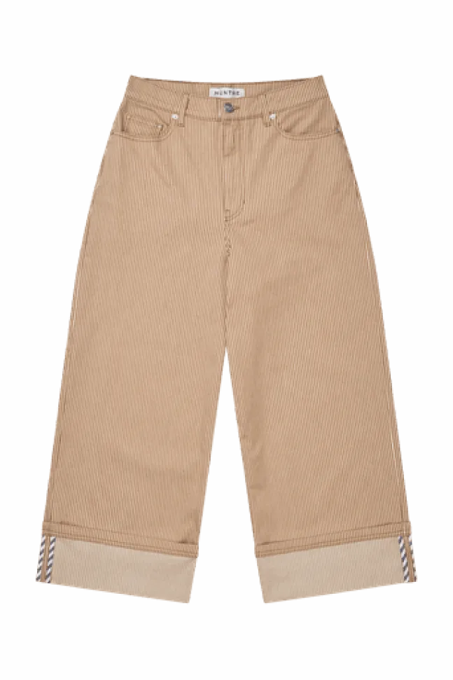 Navona Pants Stripe Camel