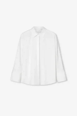 Nell Pearl Shirt White