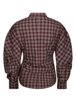 Neoella Medium Check Shirt Plum