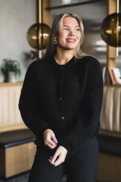 Nerida Knit Jacket Black