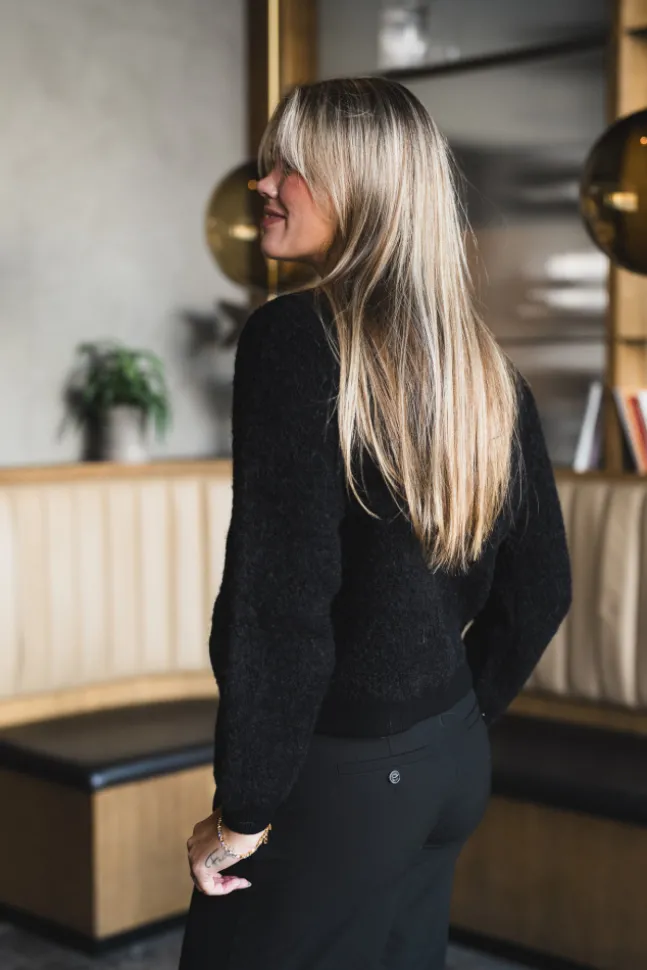Nerida Knit Jacket Black