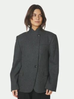 Nerine Structure Twill Blazer Antracit