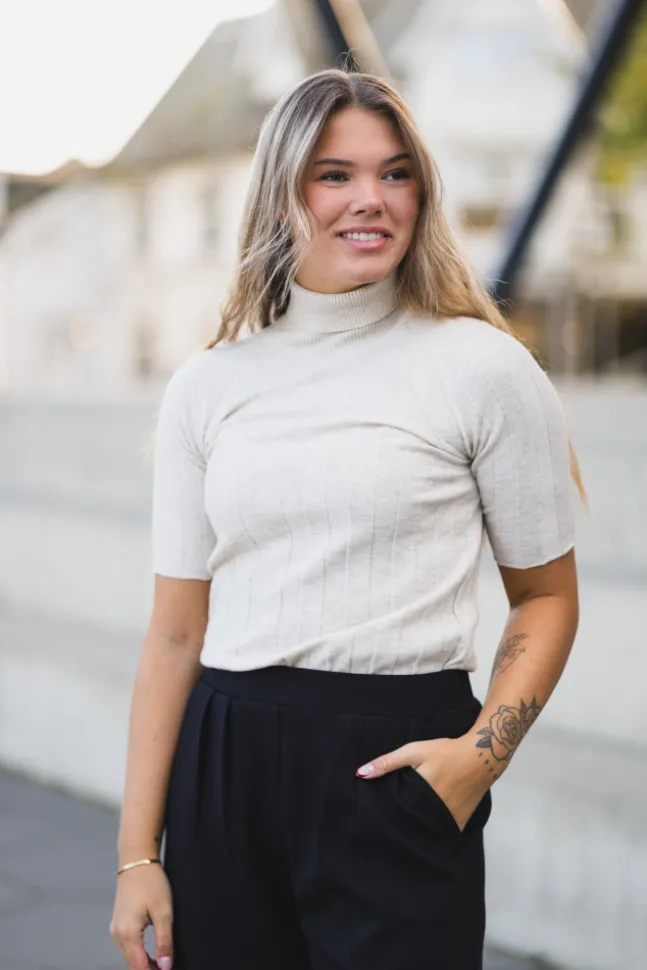 Nikola Kellsie SS Pullover Ecru