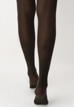 Nives Fine Wool Tights Brown