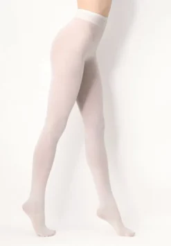 Nives Fine Wool Tights Wool Offwhite