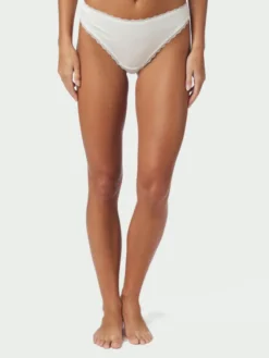 Nivia Pointelle String Offwhite