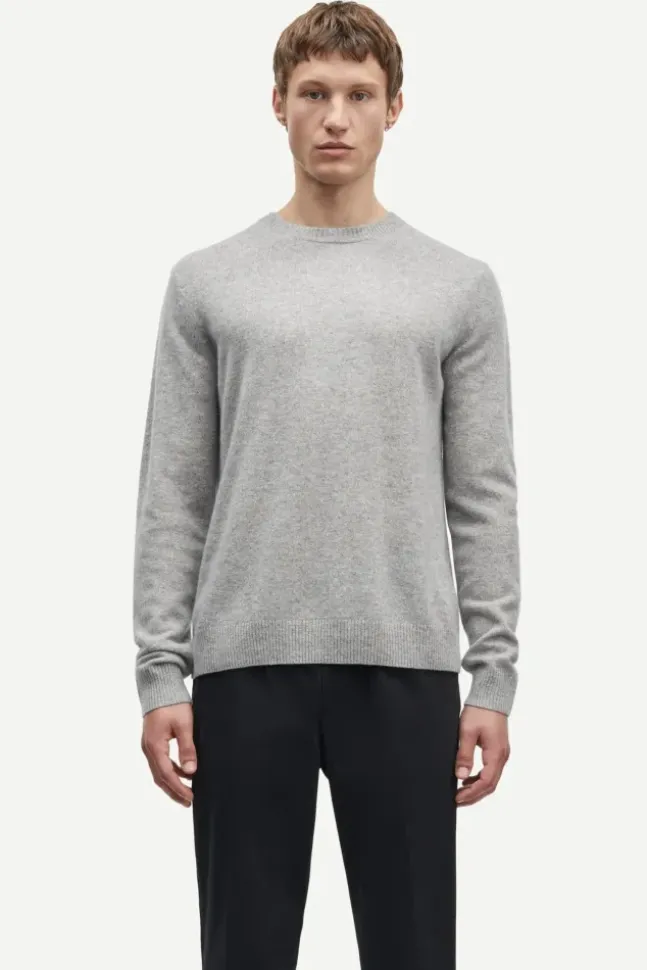 Nobis Crew Neck 6304 Grey Melange
