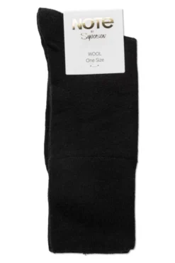 Note Fine Wool Comfort Top Black
